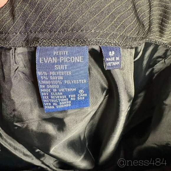 Evan Picone Petite Wide Leg Dress Pants Size 4P - Picture 4 of 6